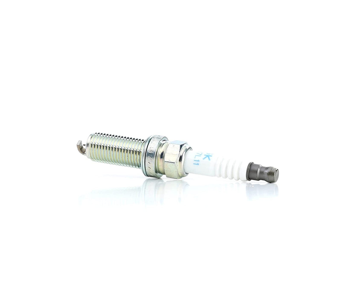 NGK ILKAR7L11 front view showing plug design and durable finish