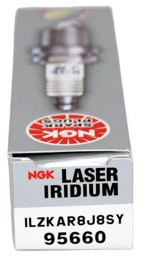 NGK thread and ceramic insulator detail showing durability benefit