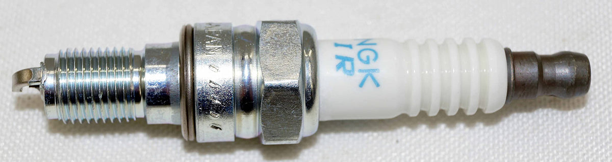 NGK electrode detail showing fine iridium tip for consistent sparks
