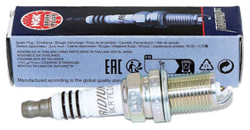 NGK close-up of fine-wire iridium center electrode highlighting durability and consistent spark