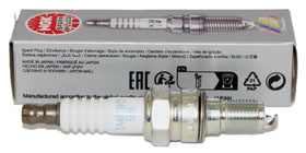 NGK close-up of iridium center electrode highlighting durability