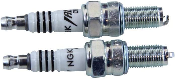 NGK iridium CR7EIX front packaging showing two plugs and clear part labeling for easy identification