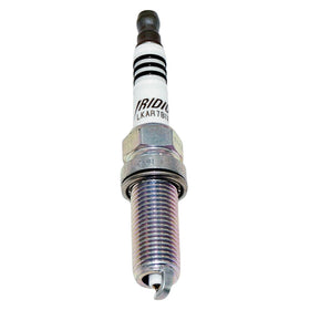 NGK spark plug held in hand for scale showing size and fitment clarity benefit