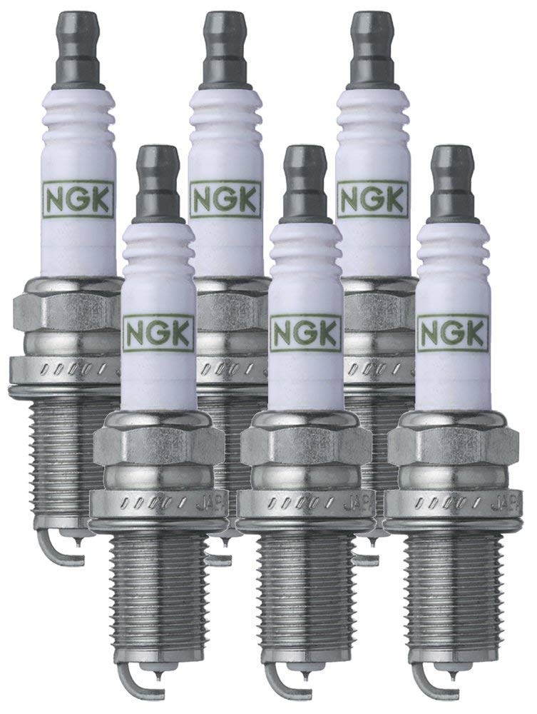 NGK iridium front packaging showing six new plugs and brand reliability