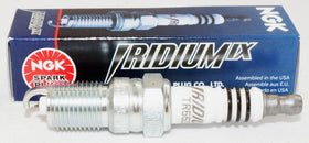 NGK Iridium IX close-up of fine-wire center electrode for improved ignitability