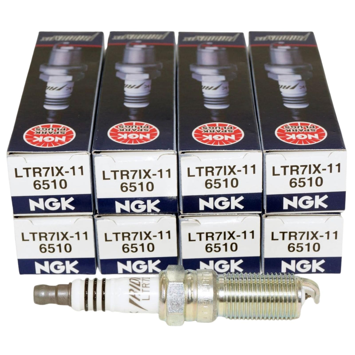 NGK iridium ix front packaging showing brand and part number for quick ID