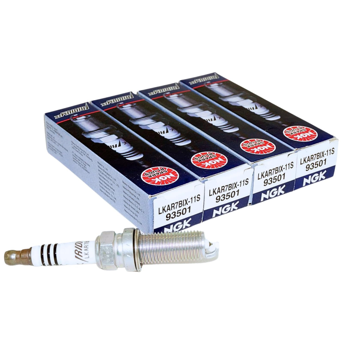 NGK Iridium IX front packaging showing product and pack quantity benefit