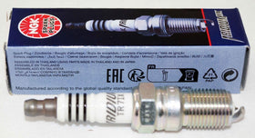 Single NGK Iridium IX TR7IX plug close-up highlighting durable construction and reliability