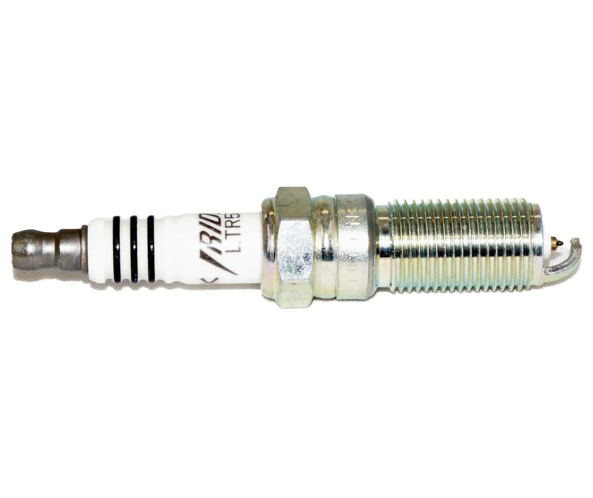 NGK spark plug side profile highlighting corrosion-resistant ground electrode durability