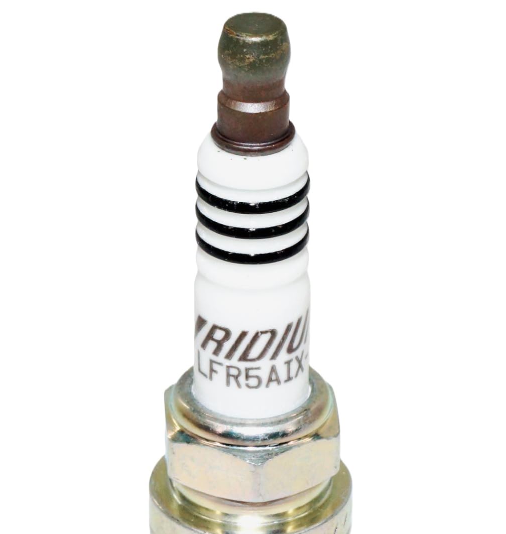 NGK iridium plug thread and reach view demonstrating proper engine fit