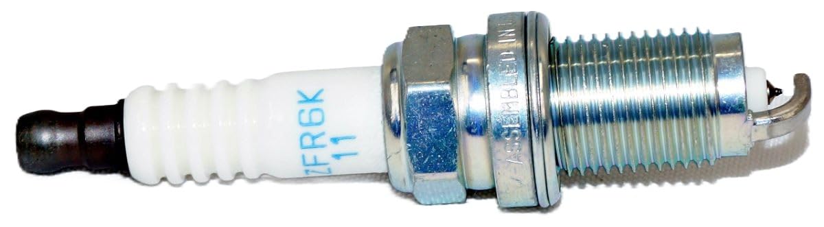 NGK IZFR6K11 electrode detail showing iridium tip and longevity