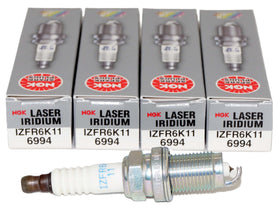 NGK IZFR6K11 front packaging showing 4-pack and benefits
