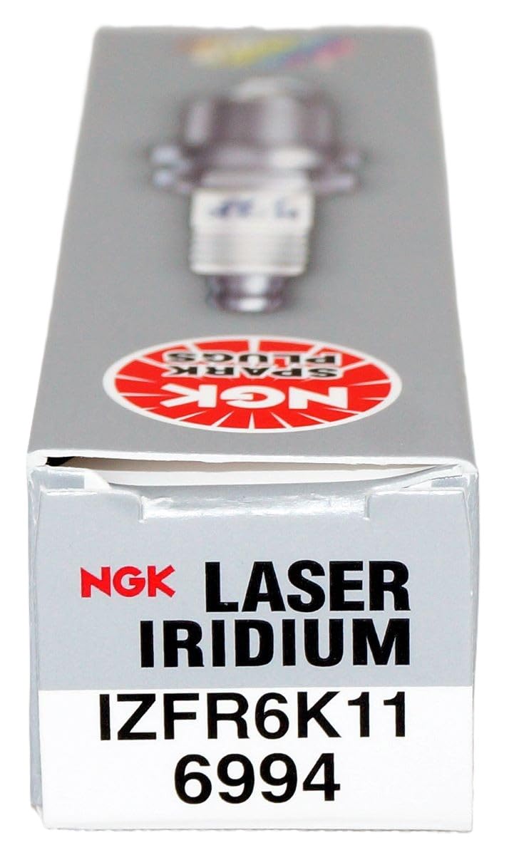 NGK IZFR6K11 plug installed in engine demonstrating fit and use