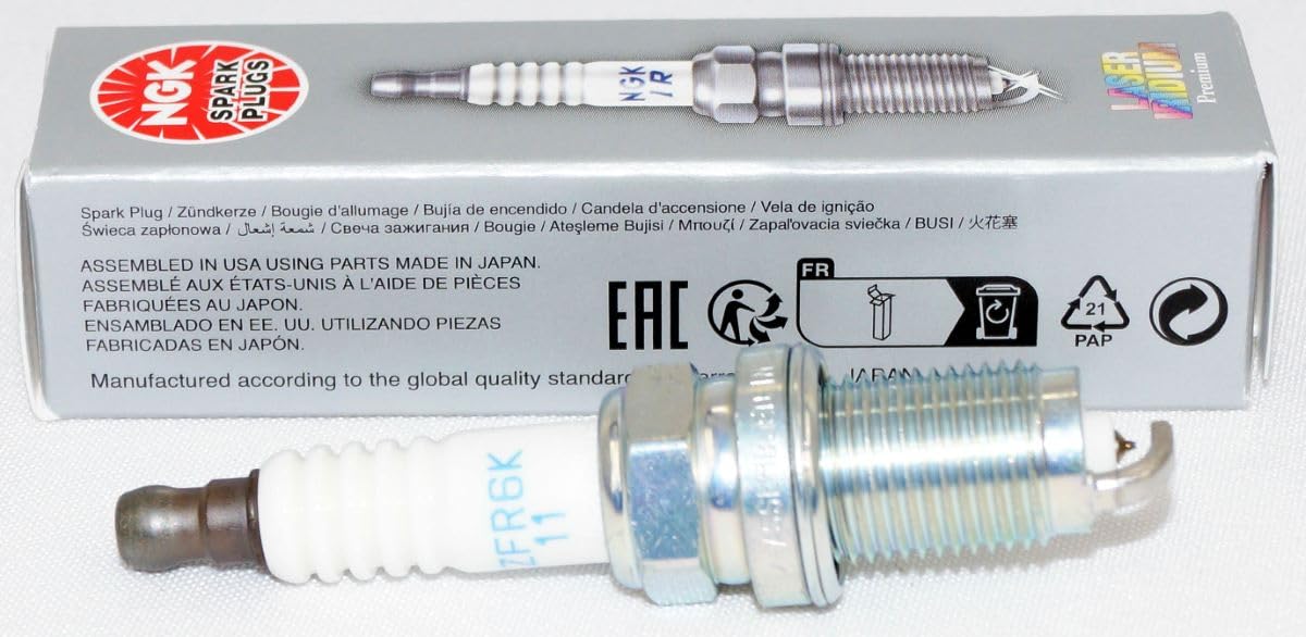 NGK IZFR6K11 single plug close-up highlighting construction durability