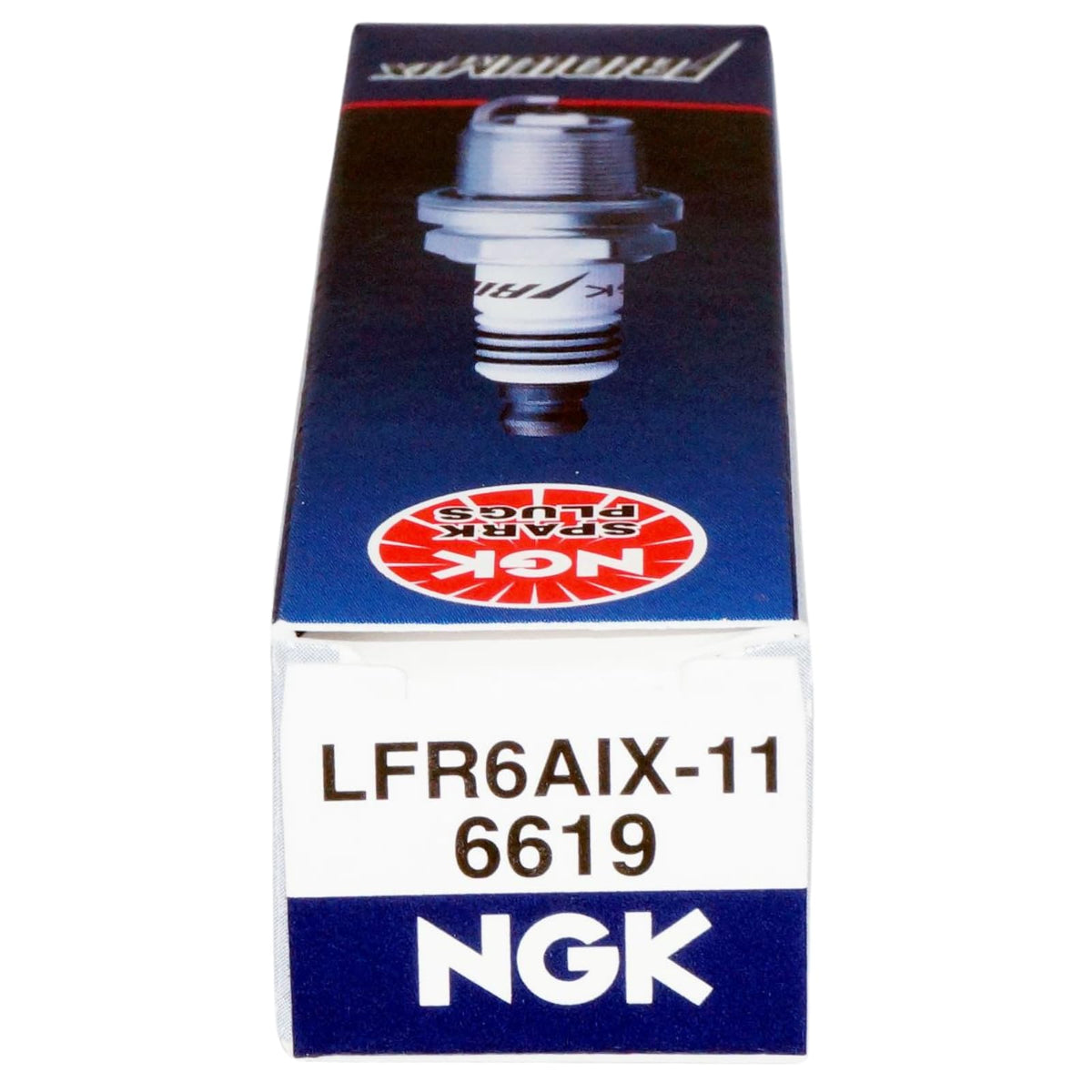 Box and label detail of NGK 6619 pack illustrating part number and compatibility for buyer confidence