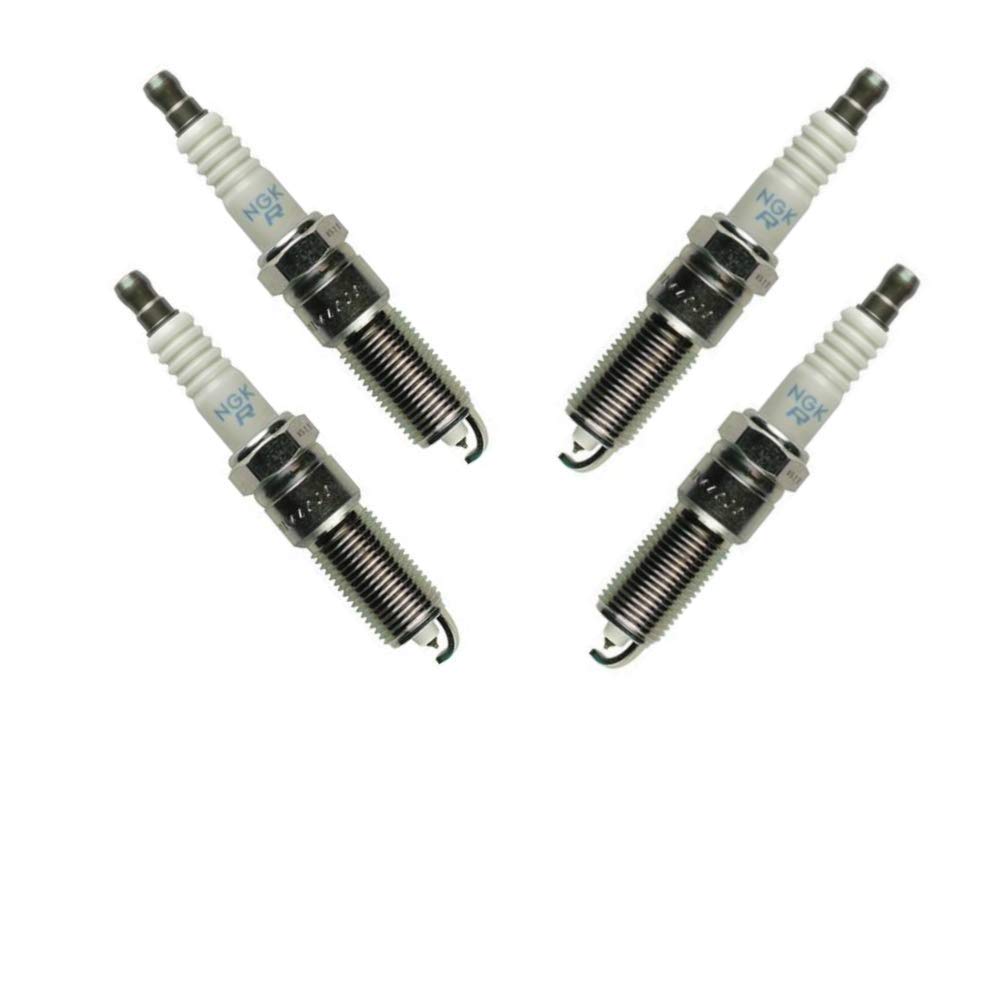 NGK laser iridium plug close‑up showing electrode detail and improved ignitability