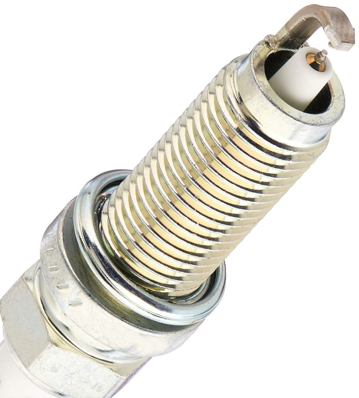 NGK Laser Iridium close-up of electrode detail highlighting durable iridium tip and precision