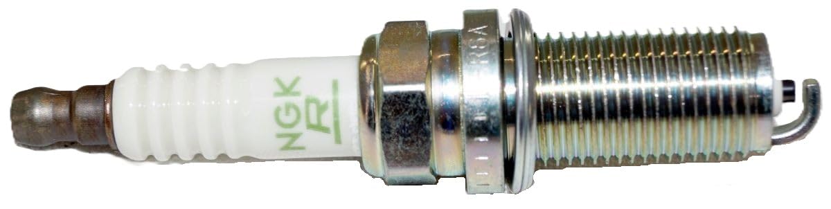 NGK four LFR6A-11 spark plugs side view highlighting uniform build
