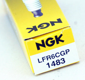 NGK LFR6CGP installed in engine bay demonstrating correct fit and service benefit