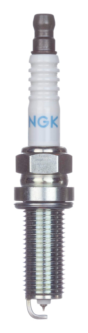 NGK LKAR8AI-9 close-up of iridium electrode highlighting durable spark performance