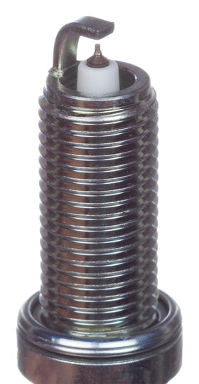 NGK LKAR8AI-9 installed in motorcycle cylinder head illustrating direct-fit reliability