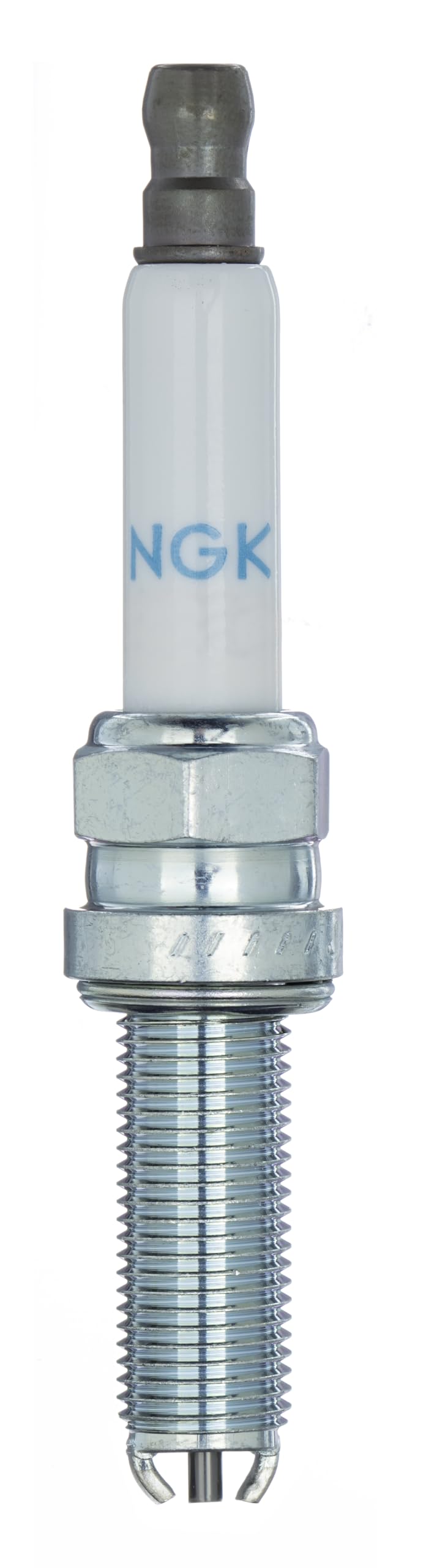 NGK LMAR8D-J close-up of electrode and insulator showing copper core benefit