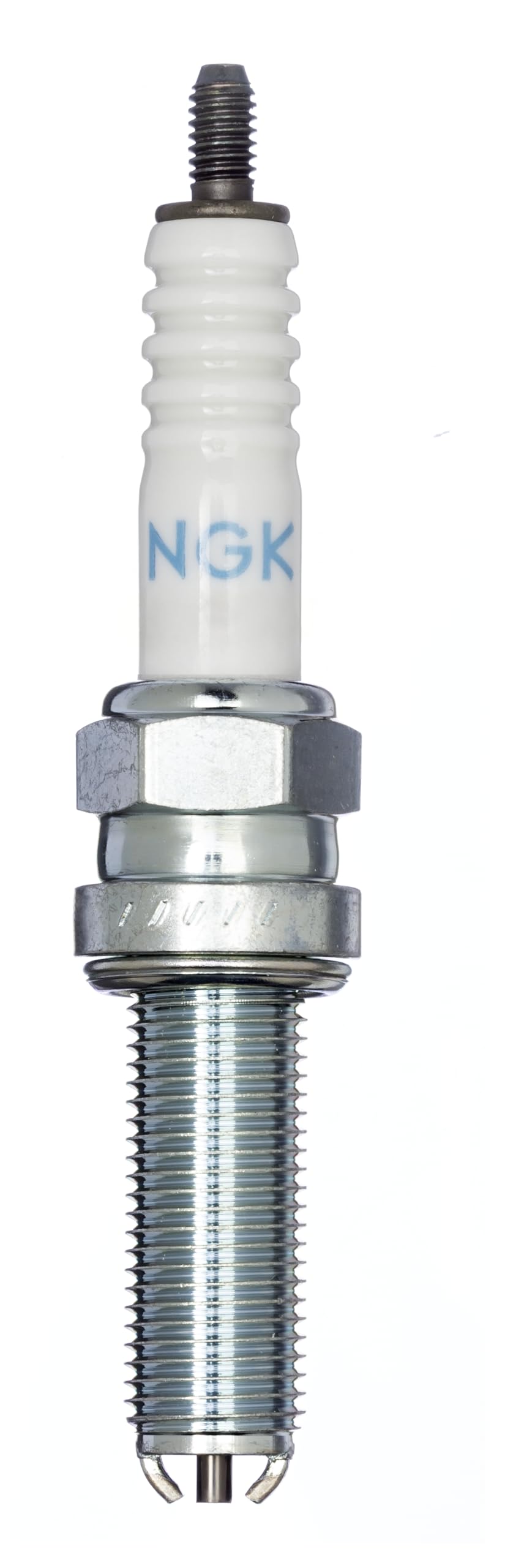 NGK LMAR9E-J close-up of multi-ground electrodes for reliable spark
