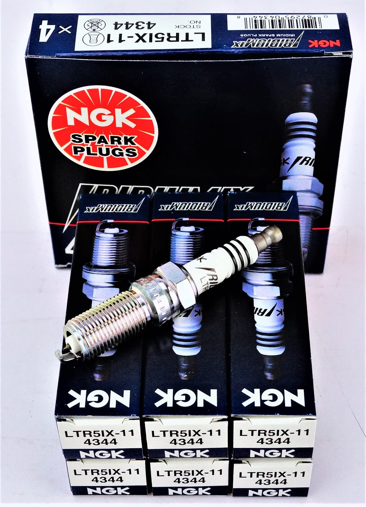 NGK LTR5IX-11 front packaging showing brand and six-pack, ensures correct part selection