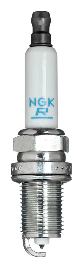 NGK PFR7S8EG front packaging showing set of four plugs and fitment benefit