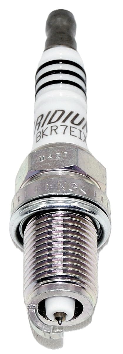 NGK spark plug installed in engine bay demonstrating correct fitment and reliable ignition performance