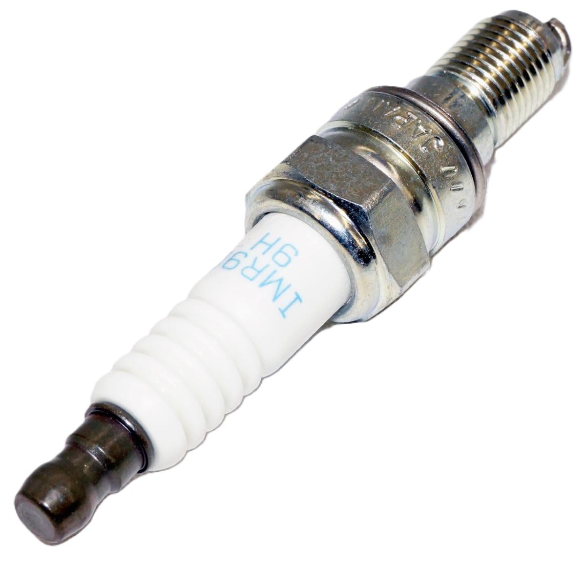 NGK plug beside ruler showing size and reach for proper selection
