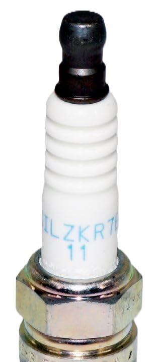NGK pre-gapped plug threads and gap view for easy verify-before-install