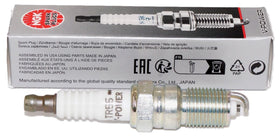 NGK close-up of spark plug electrode highlighting reliable spark delivery