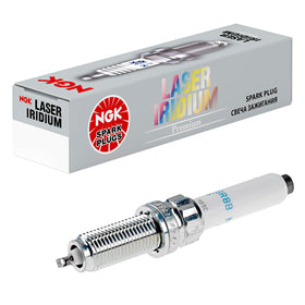 NGK spark plug front packaging showing part number and brand benefits