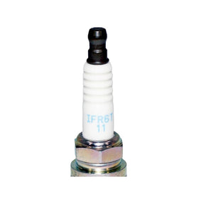 NGK spark plug held in hand demonstrating scale and easy handling