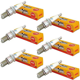 NGK spark plug installed in a classic engine bay demonstrating fit and period‑correct performance