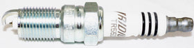 NGK spark plug side view highlighting threads and insulator for correct fit