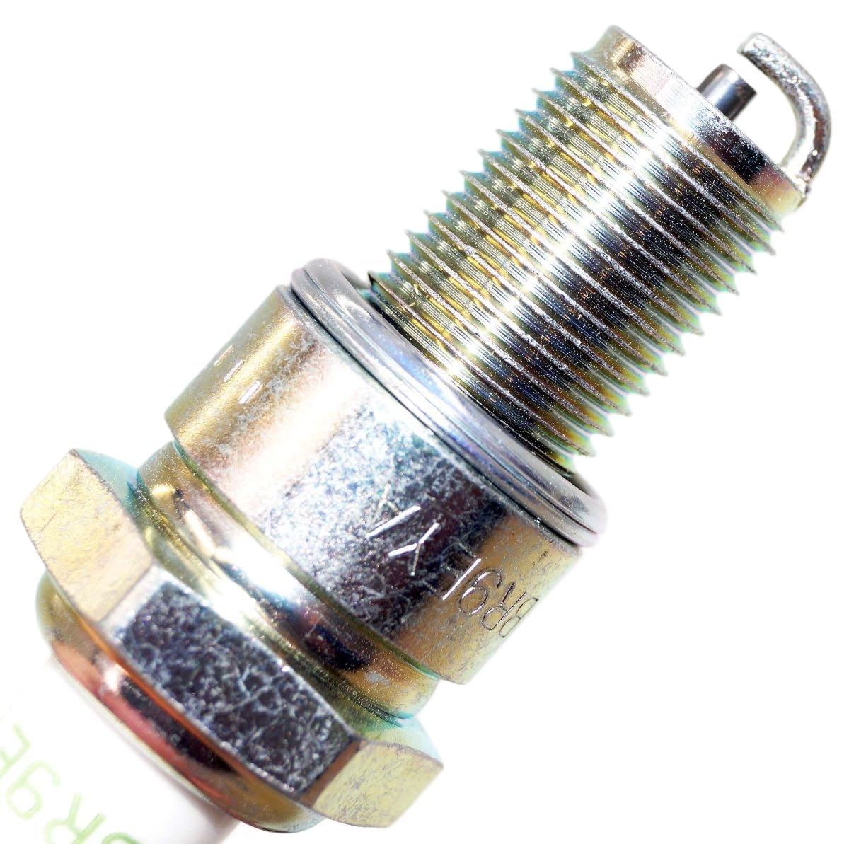 NGK threaded shell with trivalent plating preventing corrosion