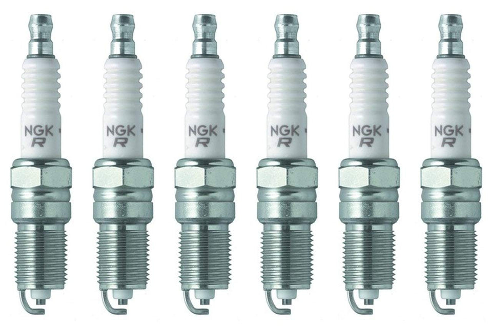 NGK TR55 front packaging showing six spark plugs and product clarity benefit