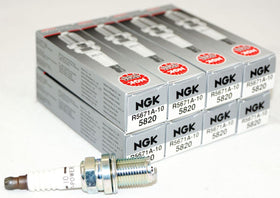NGK V-Power front packaging showing eight performance plugs and clear fitment benefit