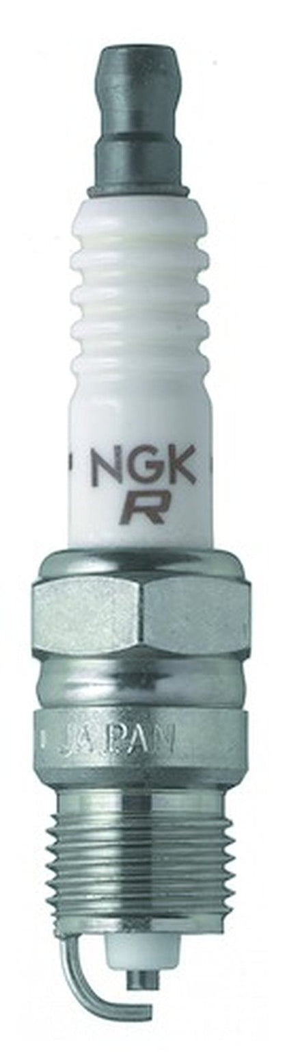 NGK V-Power UR45 front packaging showing eight spark plugs and authentic labeling for reliable replacement