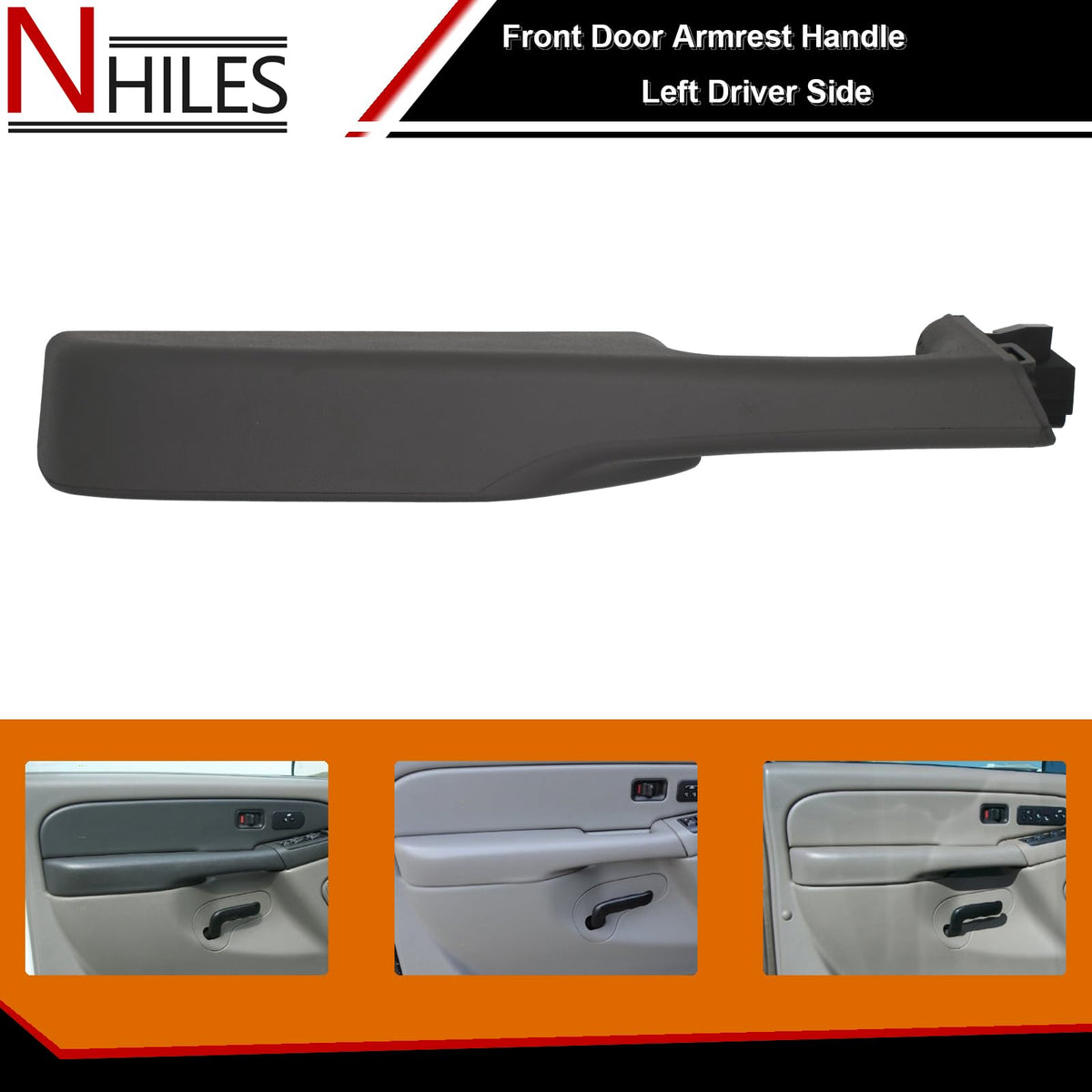 NHILES armrest close-up of textured surface for durable grip
