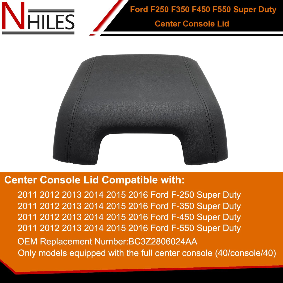 NHILES angled side detail of lid highlighting edge fitment and seamless integration