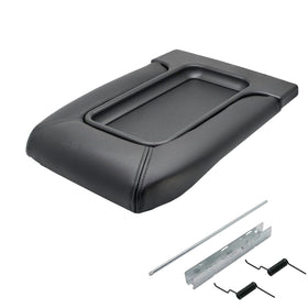 NHILES front view of center console lid showing new armrest surface and fit