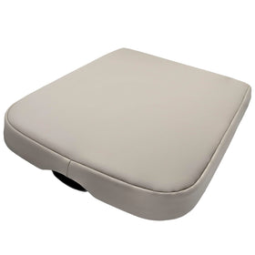 NHILES center console lid front view showing shape and gray finish for neat interior