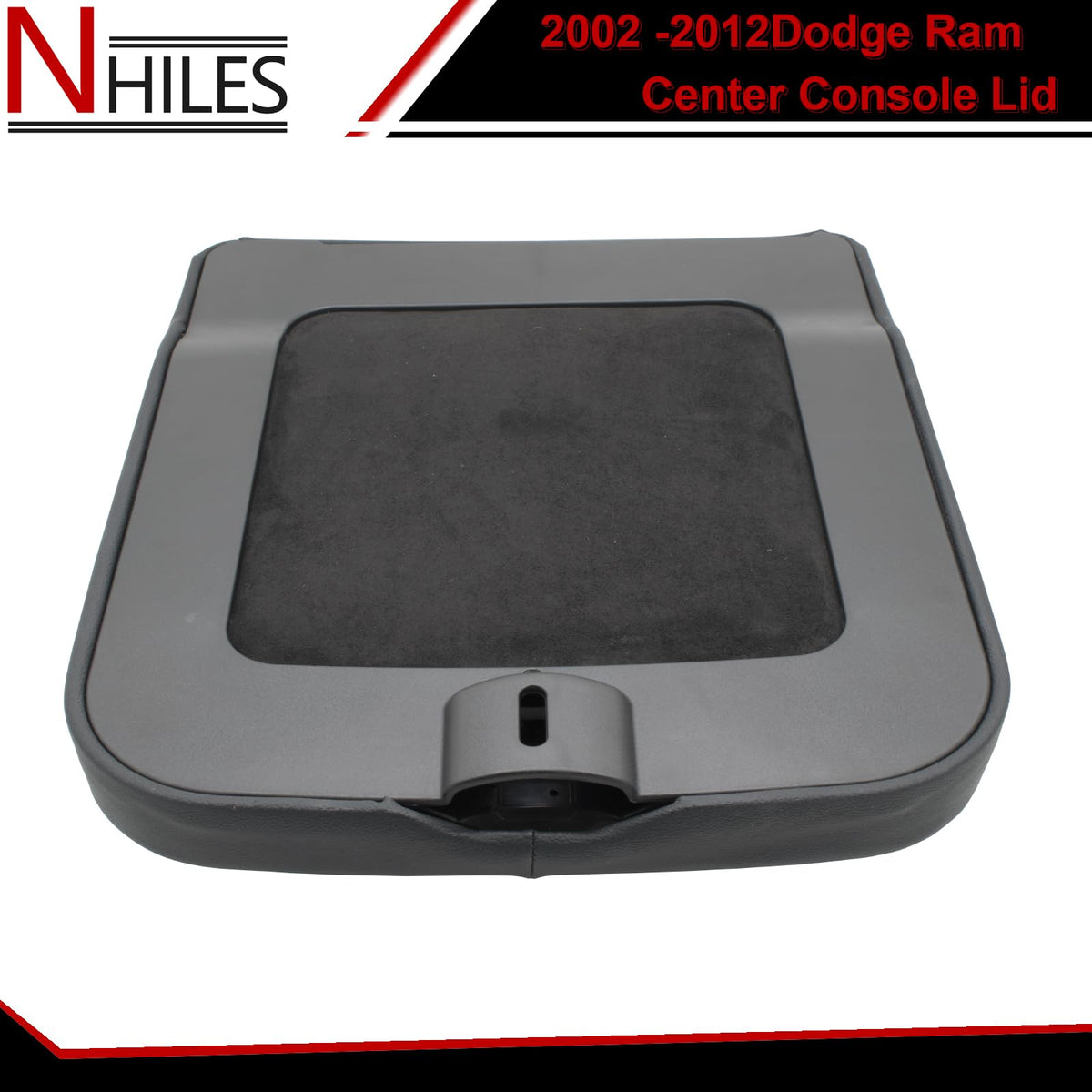NHILES lid beside ruler showing scale and exact sizing for Dodge Ram fitment