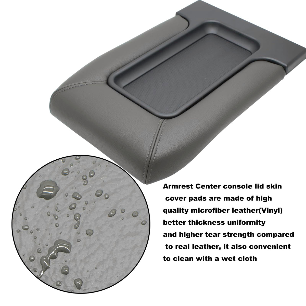 NHILES lid installed in truck console showing restored armrest benefit
