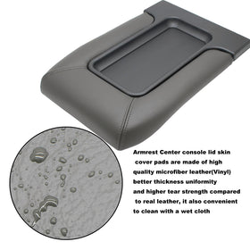 NHILES lid installed in truck console showing restored armrest benefit