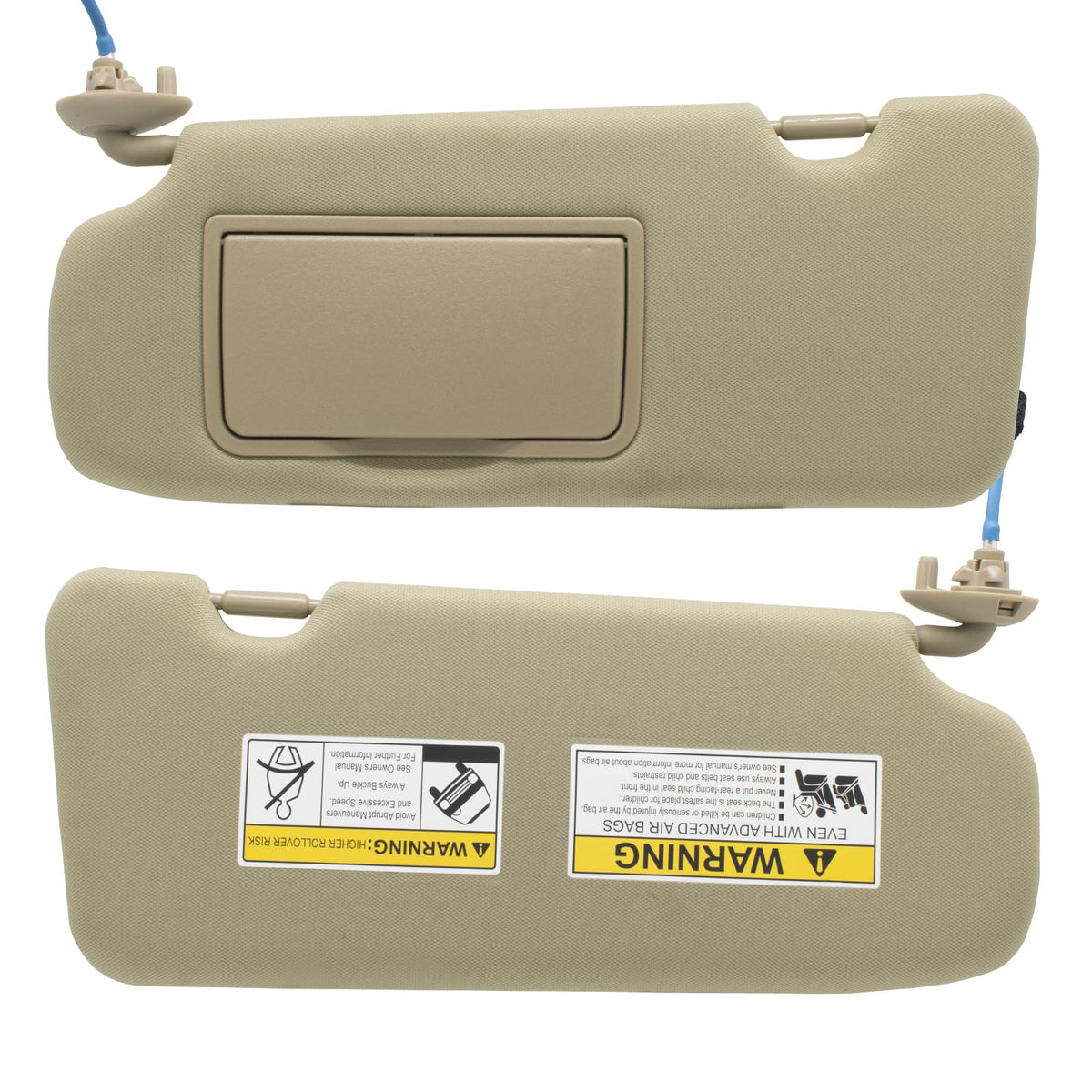 NHILES visor beige color matched to CR-V interior for seamless appearance