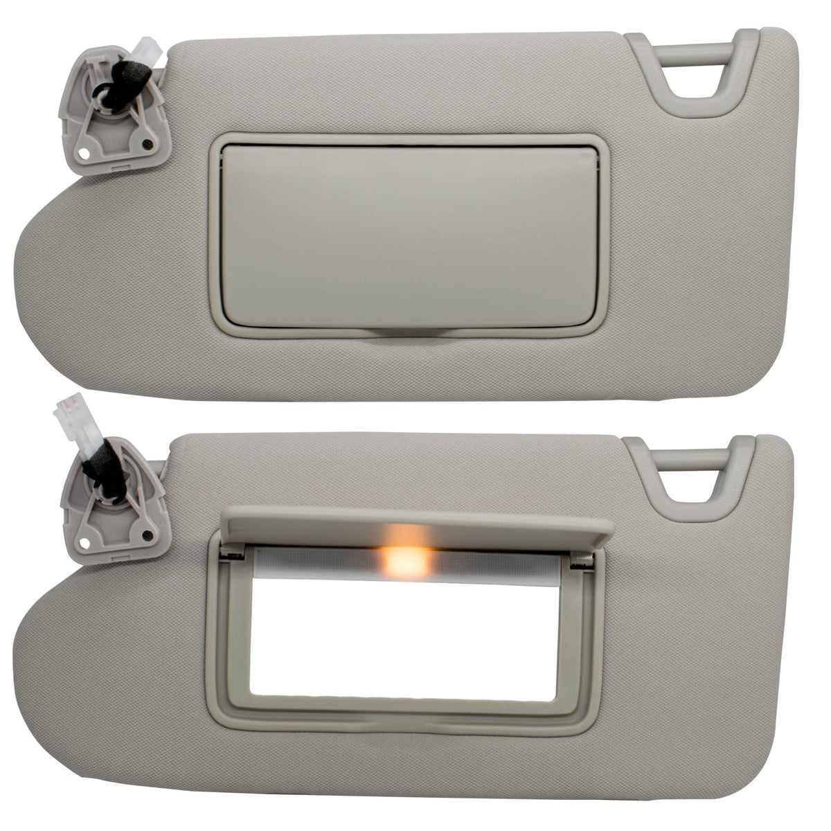 NHILES visor fabric texture gray highlighting durable surface and clean appearance